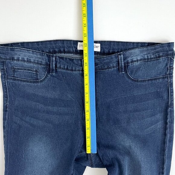 NEW Sag Harbor Denim Women's Skinny Jeans Stretch Straight Leg size 22W - Picture 5 of 9